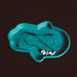 Bransoletka Howlit rzemyk