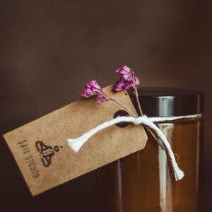 Świeca Sojowa hand made Bergamotka-Pomarańcza